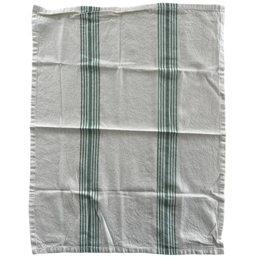 The Prairie by Rachel Ashwell Carrot Embroidered Kitchen Towels Pom Trim Set